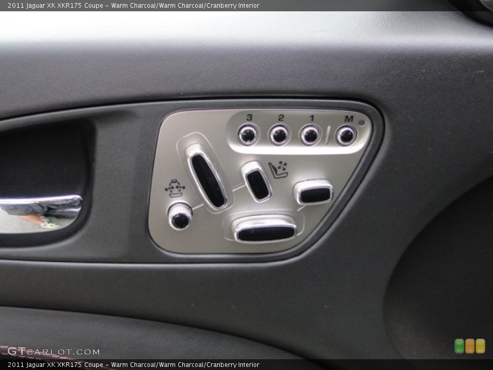 Warm Charcoal/Warm Charcoal/Cranberry Interior Controls for the 2011 Jaguar XK XKR175 Coupe #84875165