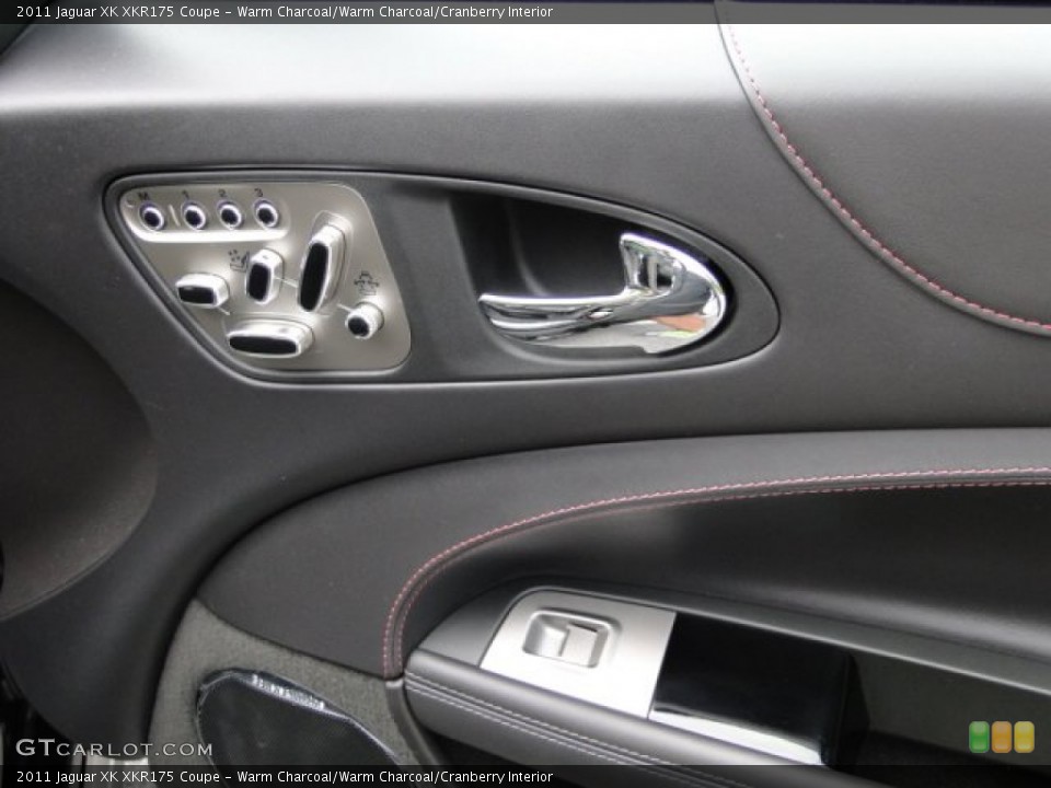 Warm Charcoal/Warm Charcoal/Cranberry Interior Controls for the 2011 Jaguar XK XKR175 Coupe #84875393