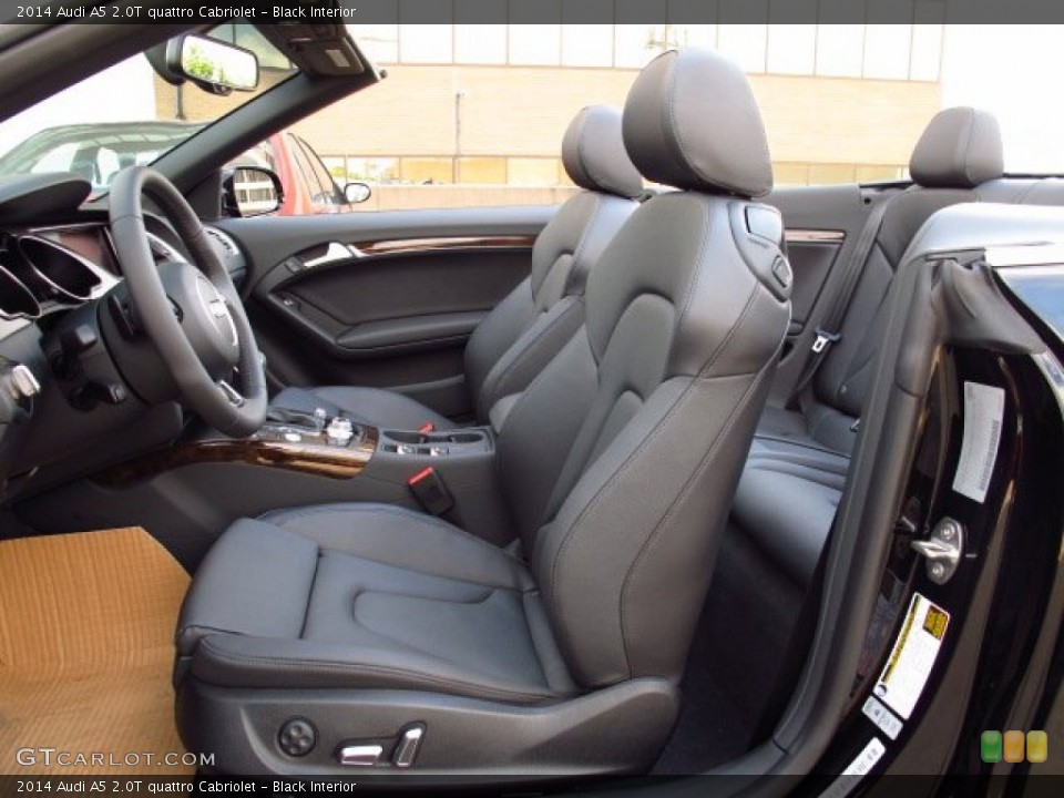 Black Interior Photo for the 2014 Audi A5 2.0T quattro Cabriolet #84876878