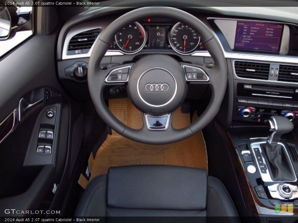 Black Interior Dashboard for the 2014 Audi A5 2.0T quattro Cabriolet #84876926