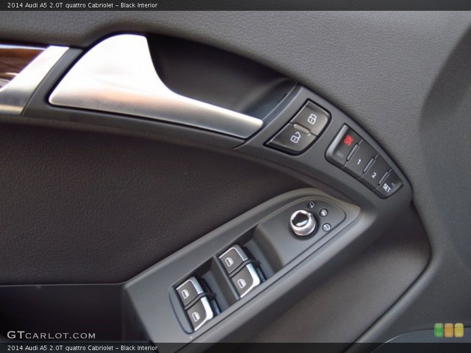 Black Interior Controls for the 2014 Audi A5 2.0T quattro Cabriolet #84876971