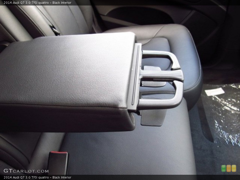 Black Interior Rear Seat for the 2014 Audi Q7 3.0 TFSI quattro #84877628