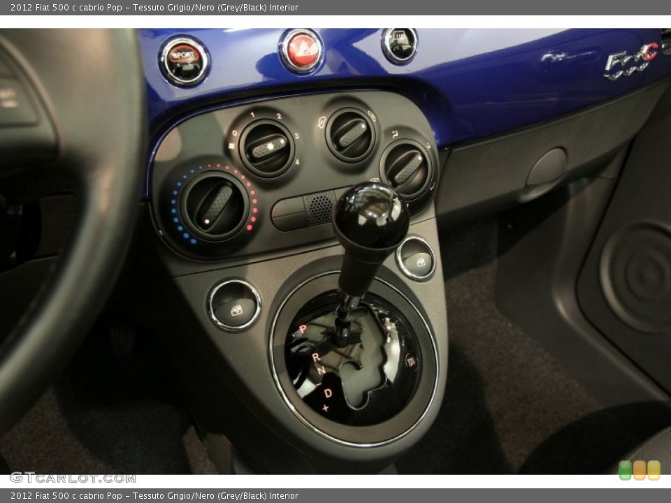 Tessuto Grigio/Nero (Grey/Black) Interior Transmission for the 2012 Fiat 500 c cabrio Pop #84878693