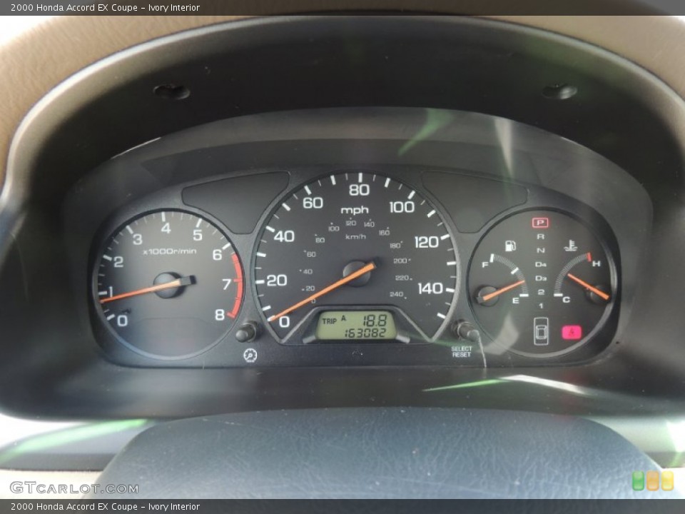 Ivory Interior Gauges for the 2000 Honda Accord EX Coupe #84880601