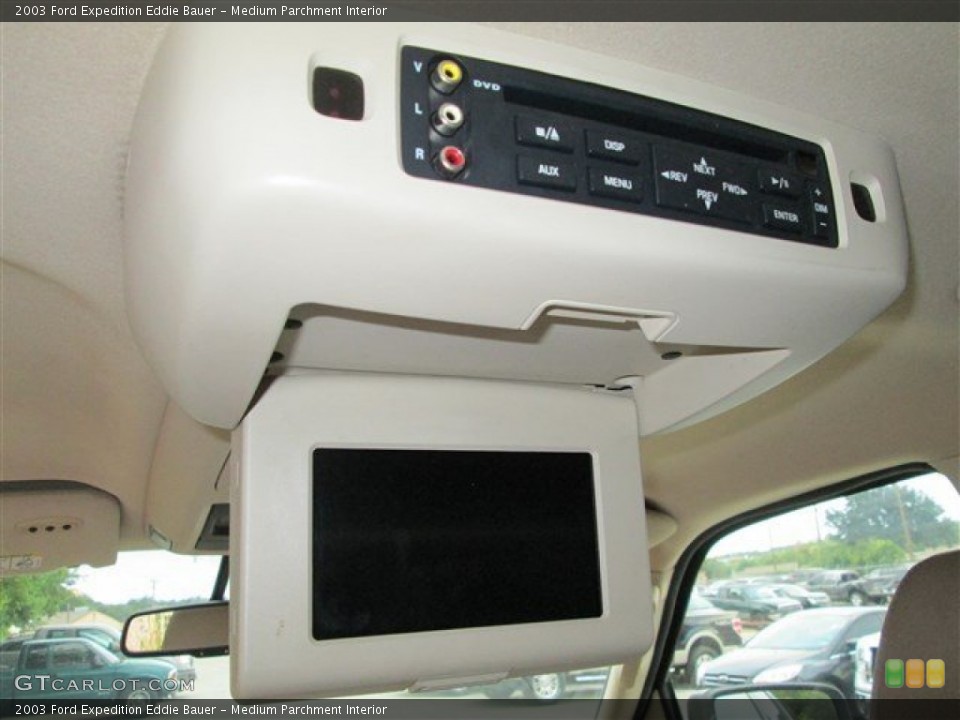 Medium Parchment Interior Entertainment System for the 2003 Ford Expedition Eddie Bauer #84886604