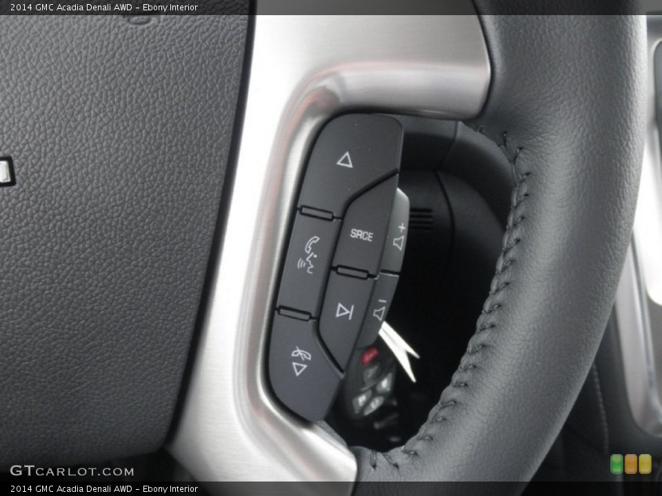 Ebony Interior Controls for the 2014 GMC Acadia Denali AWD #84887405