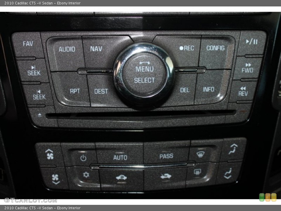Ebony Interior Controls for the 2010 Cadillac CTS -V Sedan #84889673