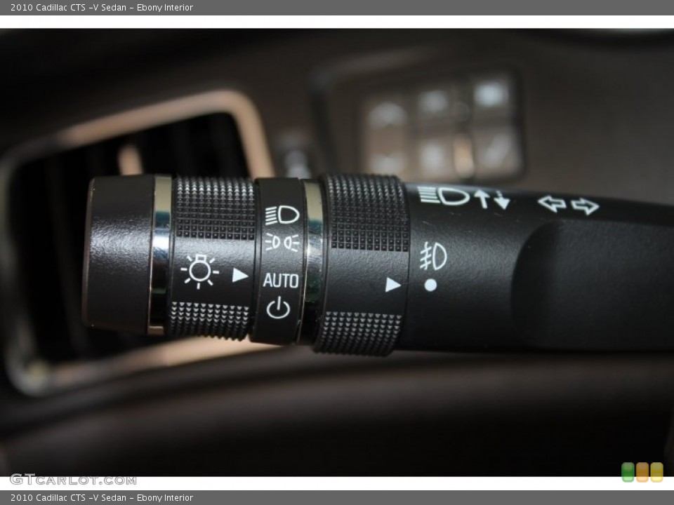 Ebony Interior Controls for the 2010 Cadillac CTS -V Sedan #84889826