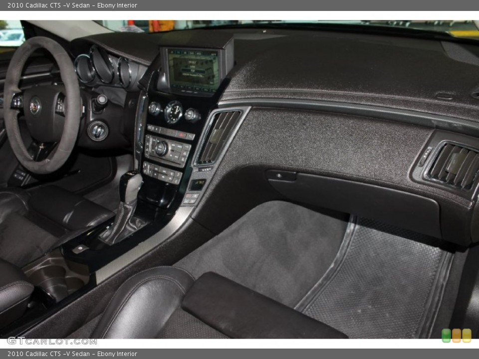 Ebony Interior Dashboard for the 2010 Cadillac CTS -V Sedan #84890198