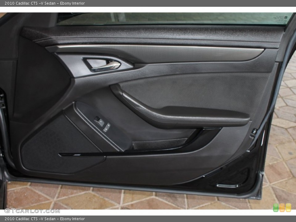 Ebony Interior Door Panel for the 2010 Cadillac CTS -V Sedan #84890219