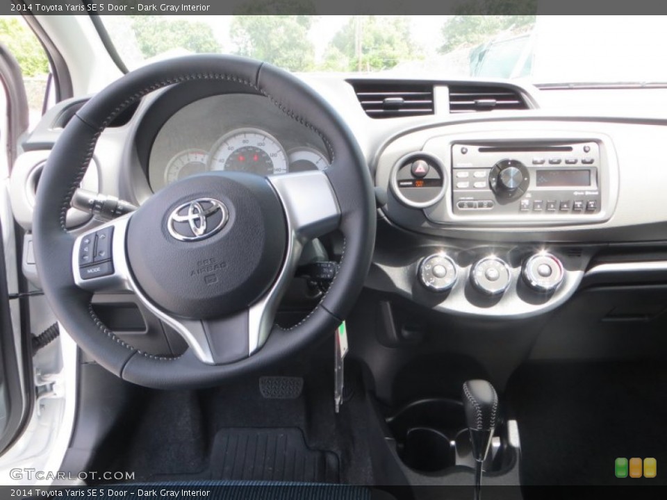 Dark Gray Interior Dashboard for the 2014 Toyota Yaris SE 5 Door #84890678