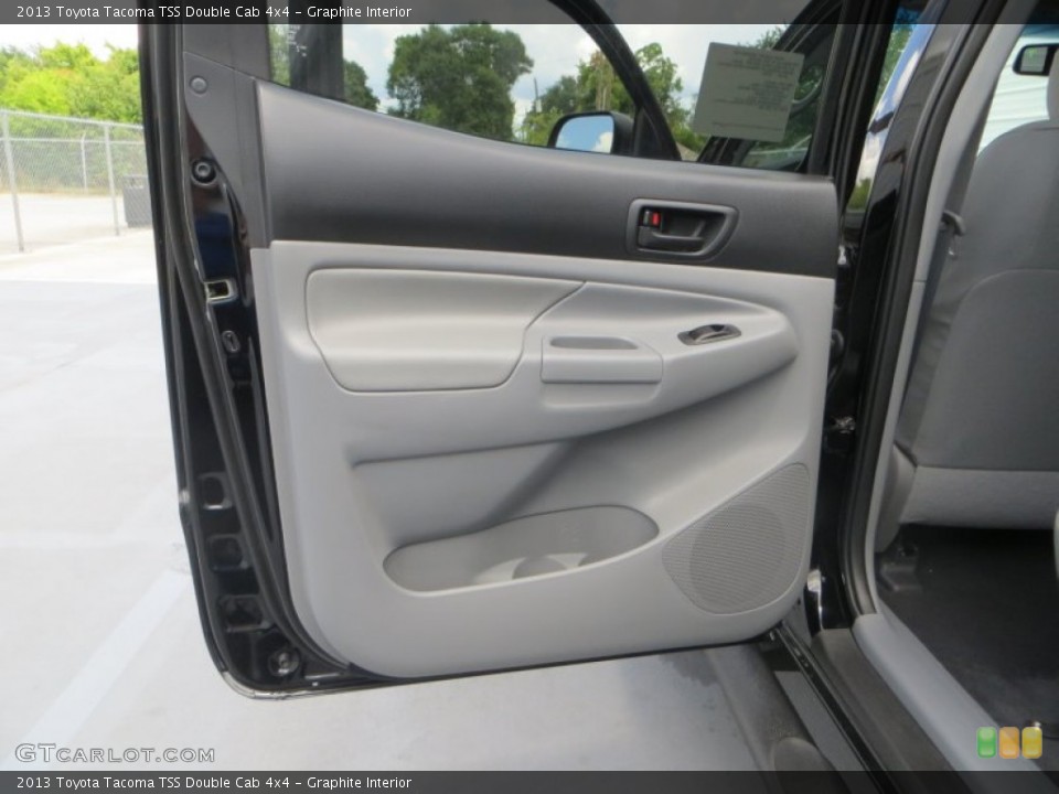 Graphite Interior Door Panel for the 2013 Toyota Tacoma TSS Double Cab 4x4 #84897407