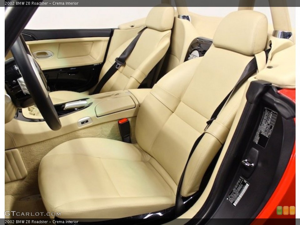 Crema Interior Front Seat for the 2002 BMW Z8 Roadster #84898061