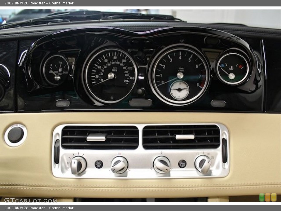 Crema Interior Gauges for the 2002 BMW Z8 Roadster #84898181