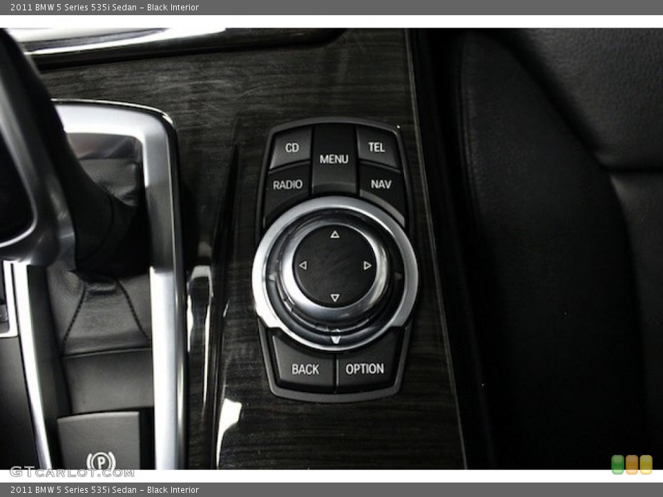 Black Interior Controls for the 2011 BMW 5 Series 535i Sedan #84899195