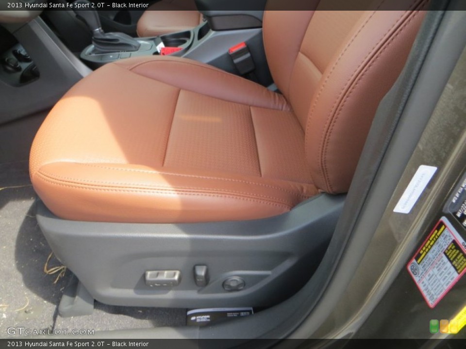Black Interior Front Seat for the 2013 Hyundai Santa Fe Sport 2.0T #84899321