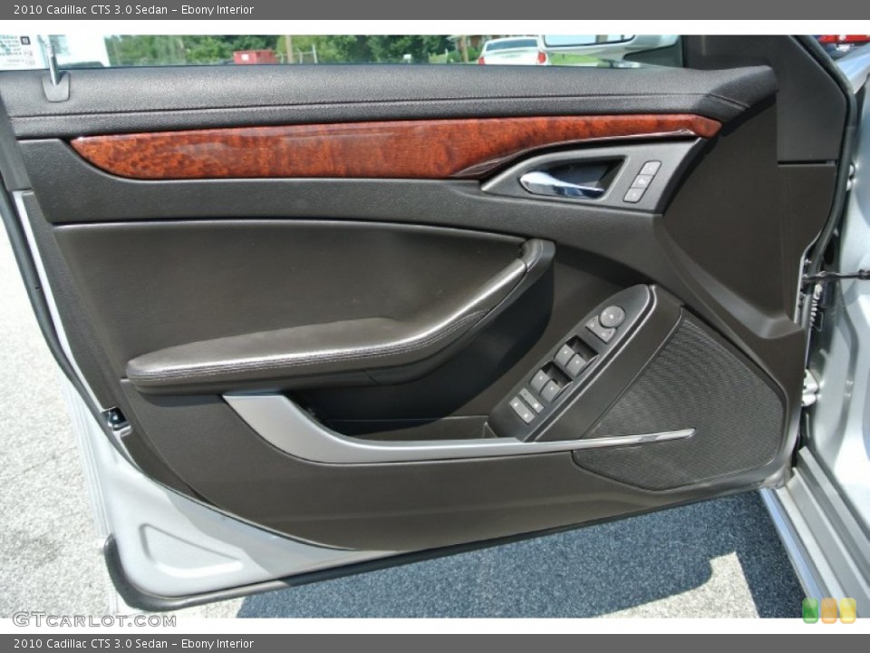 Ebony Interior Door Panel for the 2010 Cadillac CTS 3.0 Sedan #84900917
