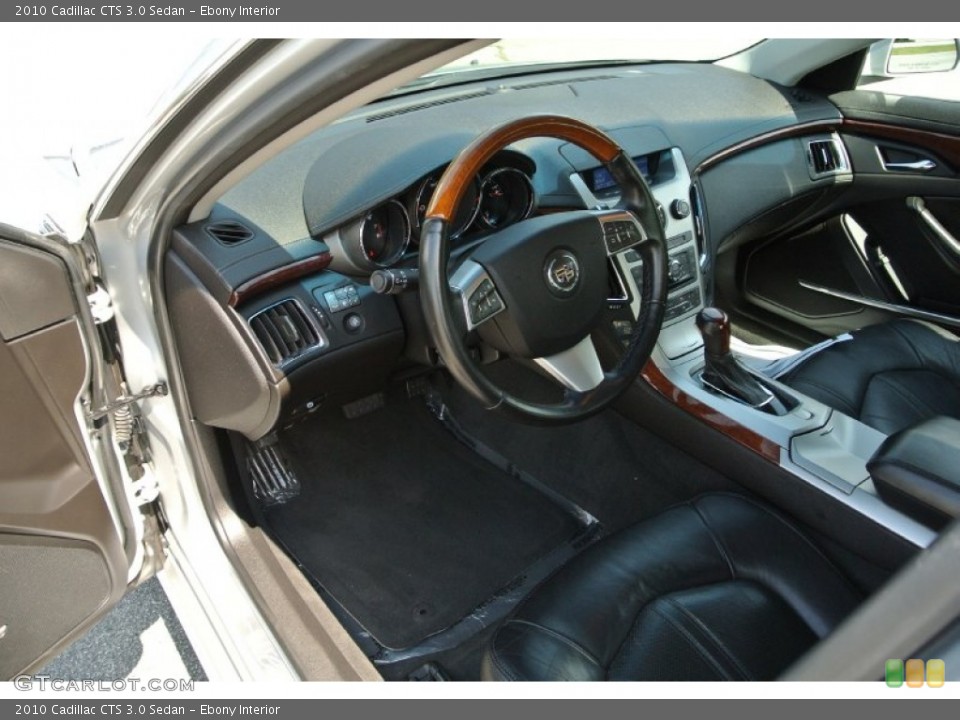Ebony 2010 Cadillac CTS Interiors