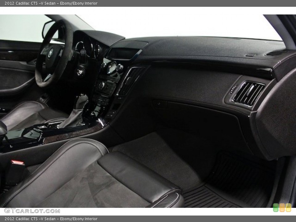 Ebony/Ebony Interior Dashboard for the 2012 Cadillac CTS -V Sedan #84901175