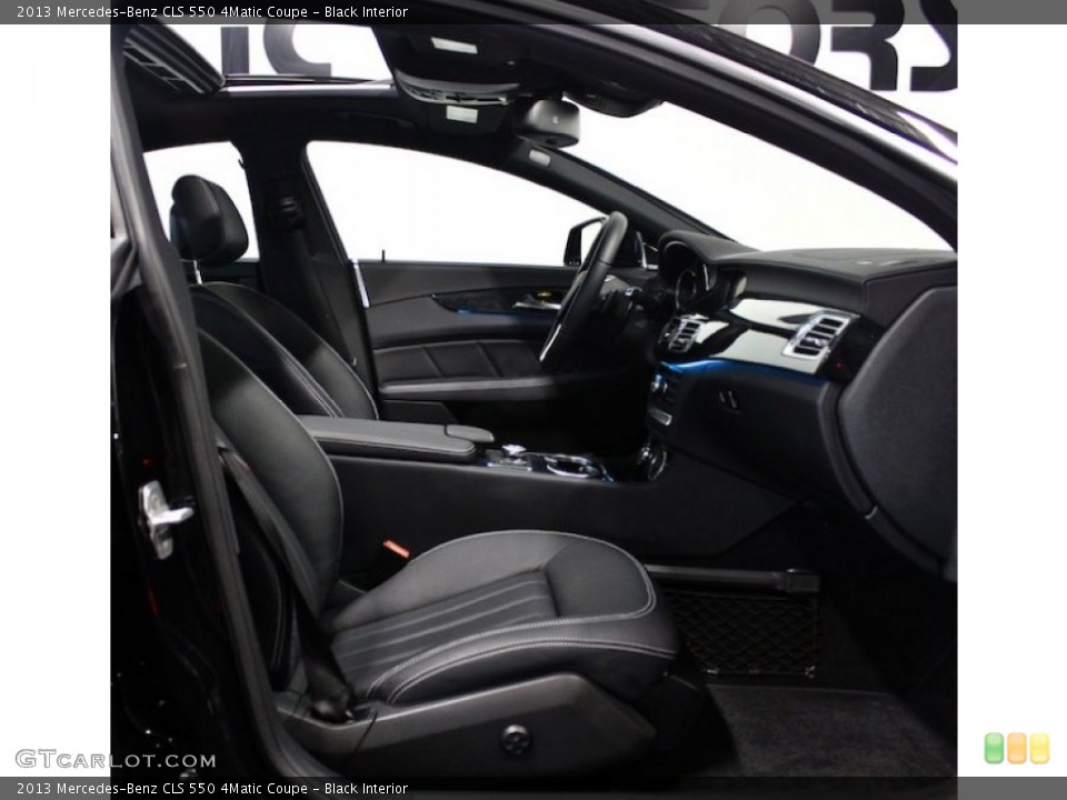 Black Interior Front Seat for the 2013 Mercedes-Benz CLS 550 4Matic Coupe #84901967