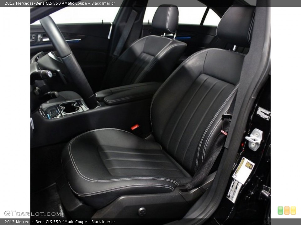 Black Interior Front Seat for the 2013 Mercedes-Benz CLS 550 4Matic Coupe #84901982