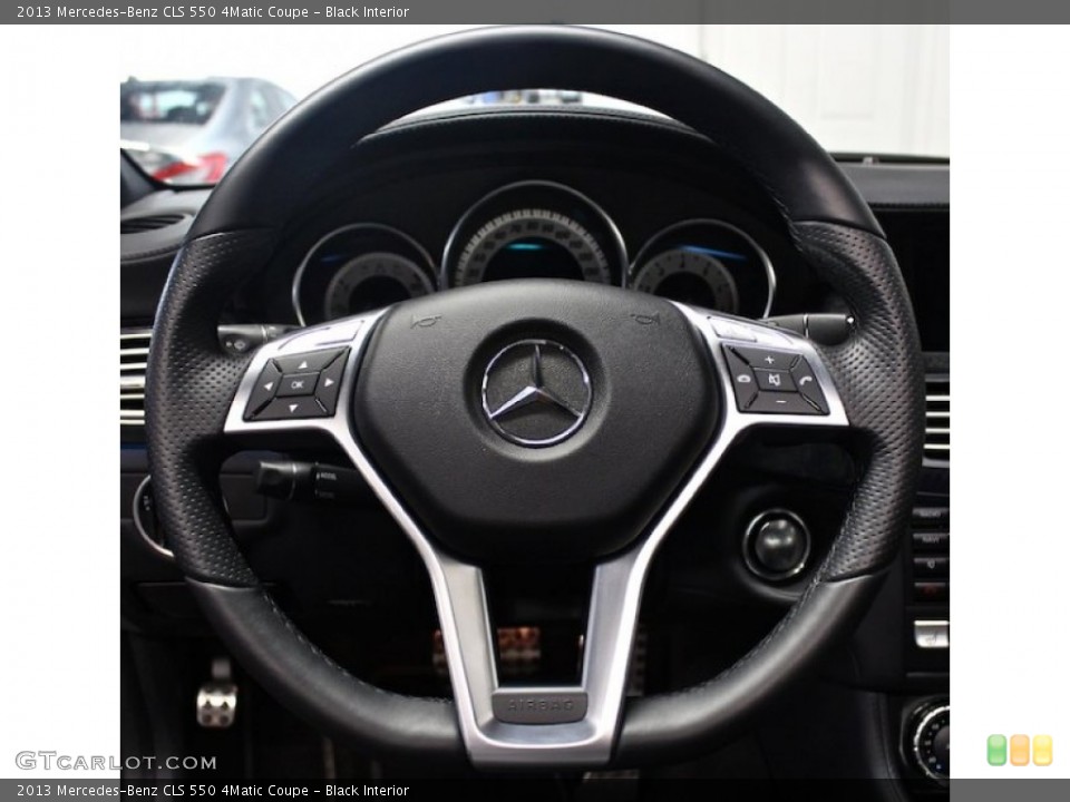 Black Interior Steering Wheel for the 2013 Mercedes-Benz CLS 550 4Matic Coupe #84902069
