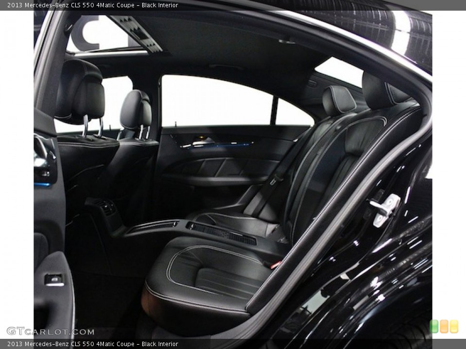 Black Interior Rear Seat for the 2013 Mercedes-Benz CLS 550 4Matic Coupe #84902228