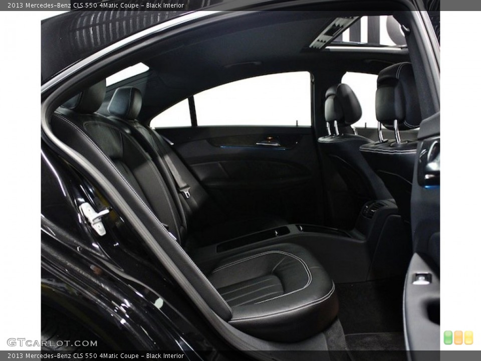 Black Interior Rear Seat for the 2013 Mercedes-Benz CLS 550 4Matic Coupe #84902243