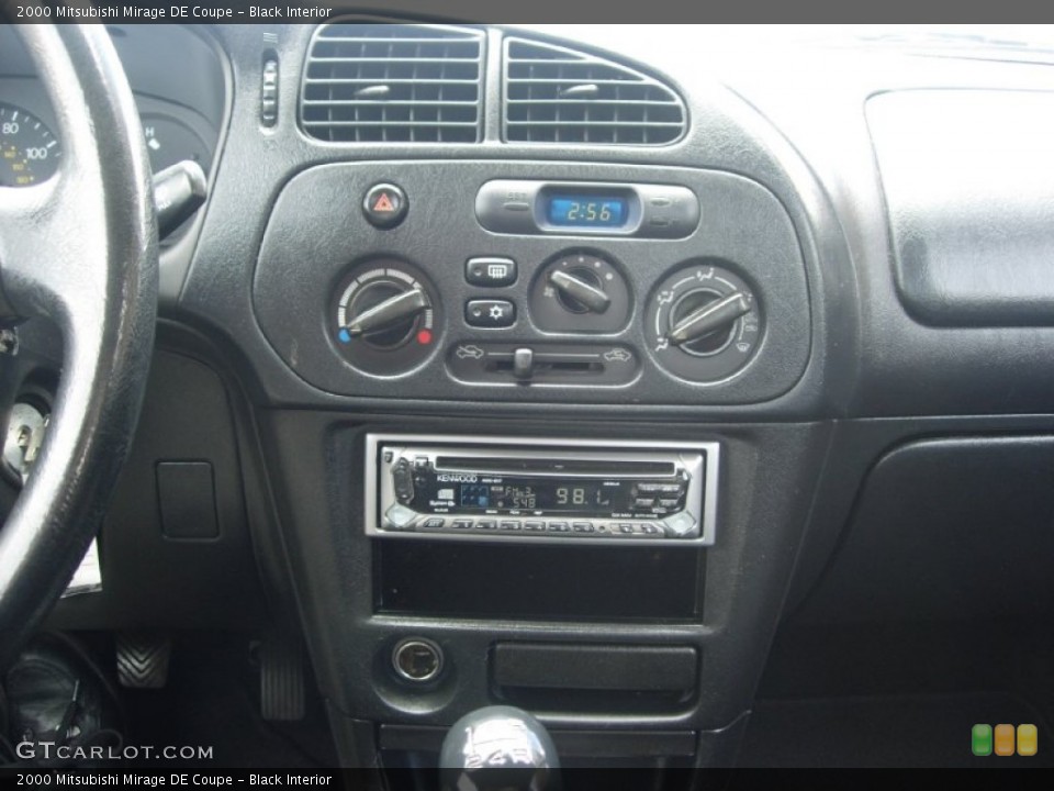 Black Interior Controls for the 2000 Mitsubishi Mirage DE Coupe #84903401