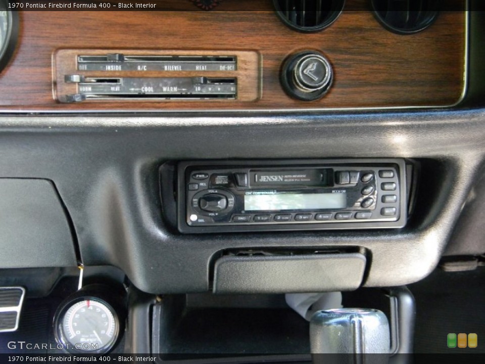 Black Interior Controls for the 1970 Pontiac Firebird Formula 400 #84907121
