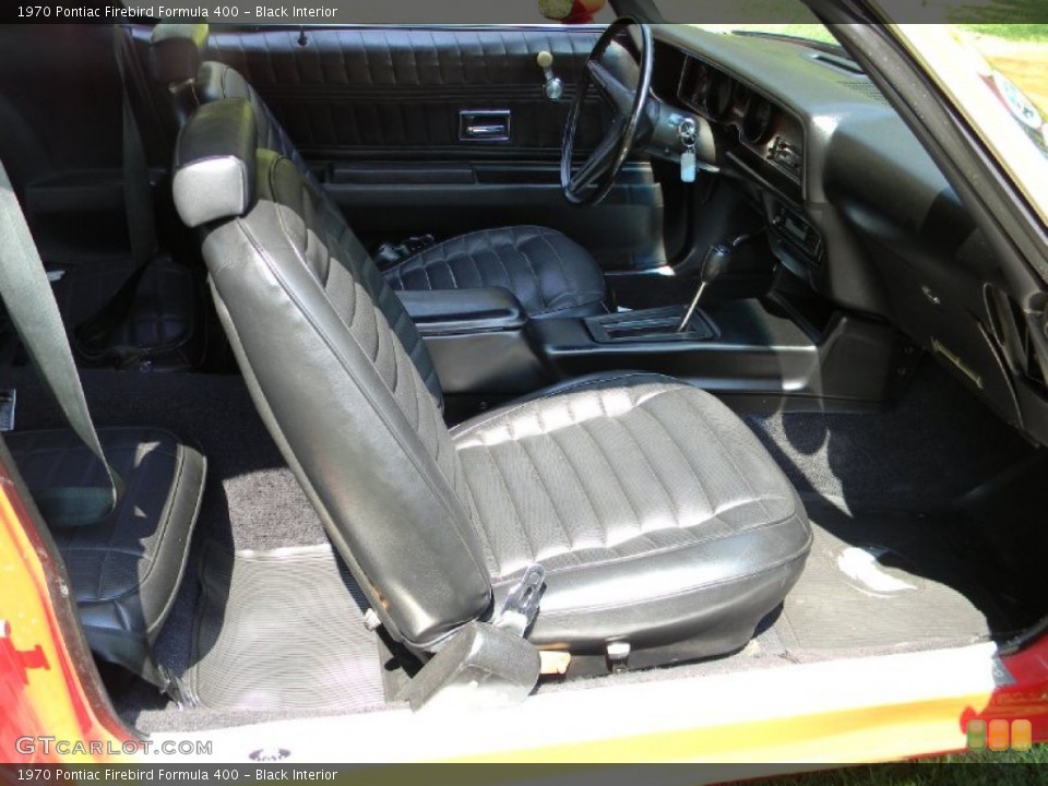 Black 1970 Pontiac Firebird Interiors