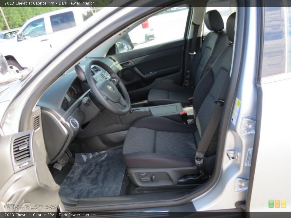 Dark Pewter Interior Front Seat for the 2013 Chevrolet Caprice PPV #84908569