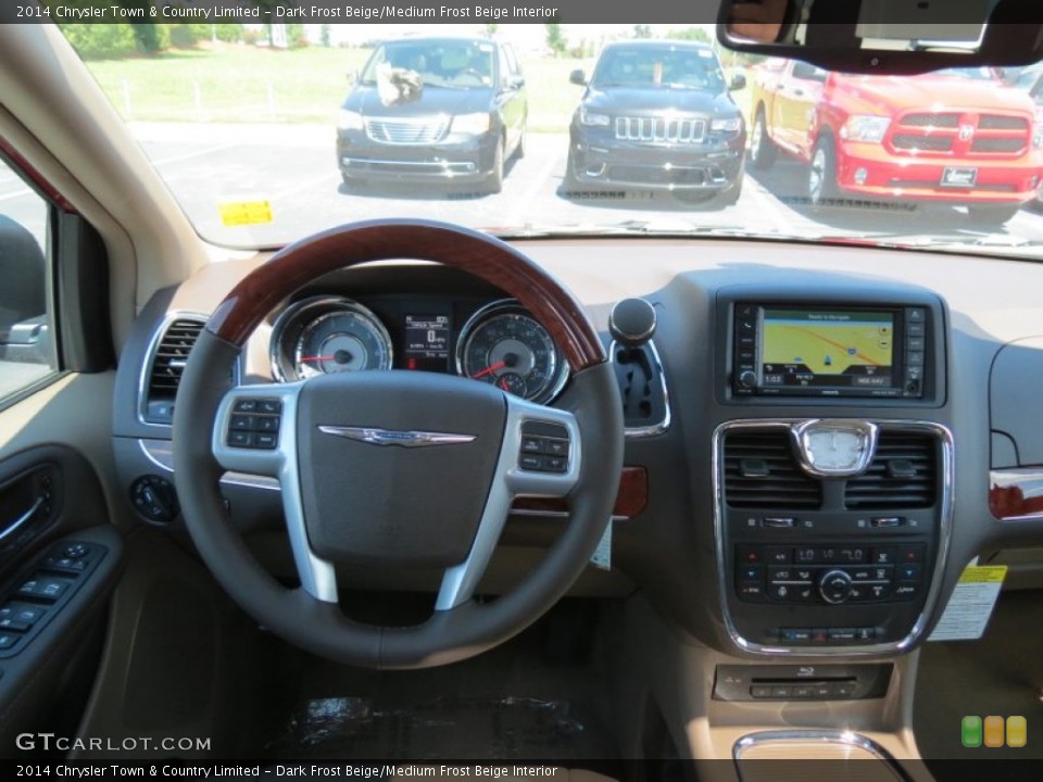 Dark Frost Beige/Medium Frost Beige Interior Dashboard for the 2014 Chrysler Town & Country Limited #84910438