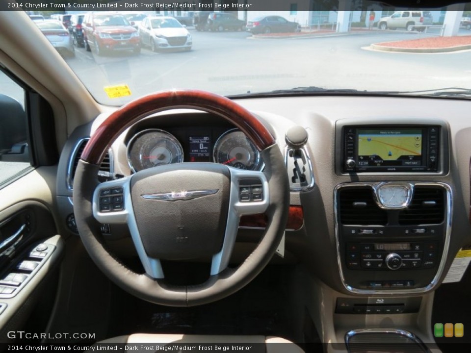 Dark Frost Beige/Medium Frost Beige Interior Dashboard for the 2014 Chrysler Town & Country Limited #84910693