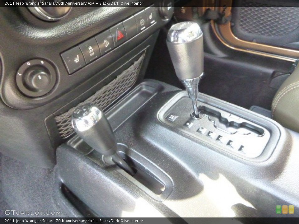 Black/Dark Olive Interior Transmission for the 2011 Jeep Wrangler Sahara 70th Anniversary 4x4 #84911456