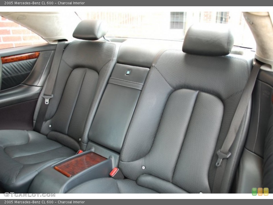 Charcoal Interior Rear Seat for the 2005 Mercedes-Benz CL 600 #84912130