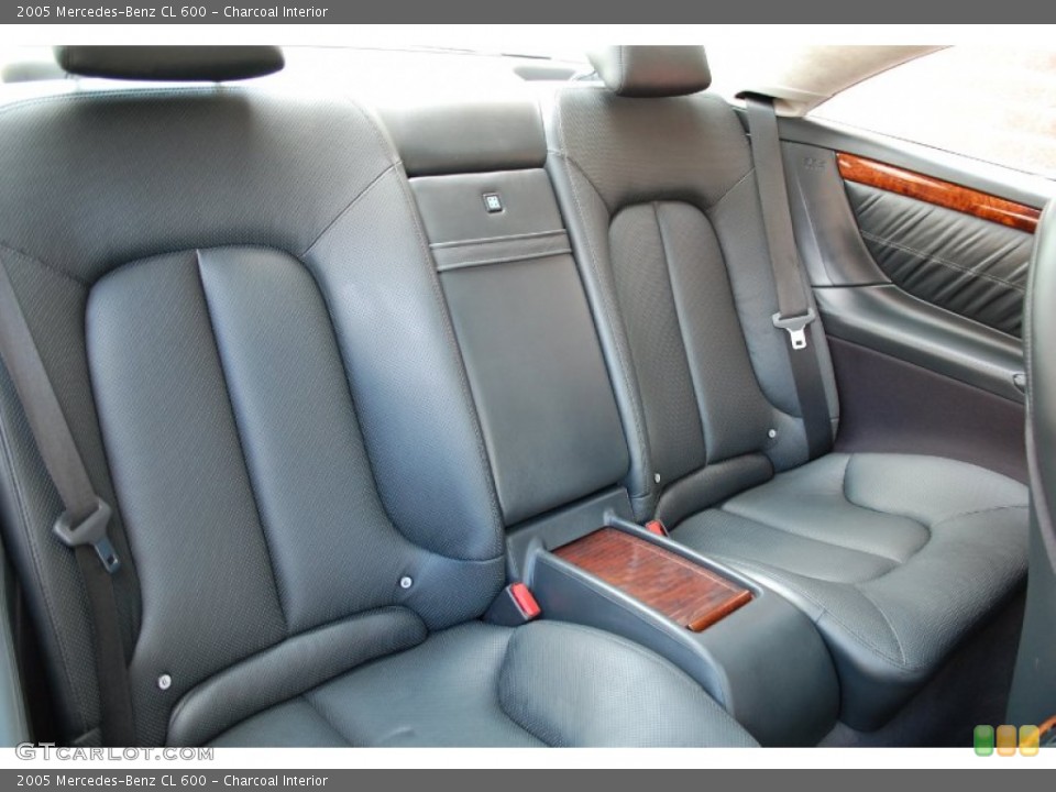 Charcoal Interior Rear Seat for the 2005 Mercedes-Benz CL 600 #84912154