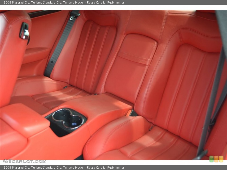 Rosso Corallo (Red) Interior Rear Seat for the 2008 Maserati GranTurismo  #84912922