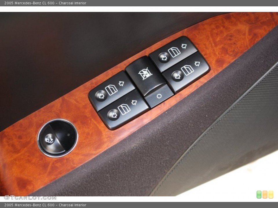 Charcoal Interior Controls for the 2005 Mercedes-Benz CL 600 #84912955
