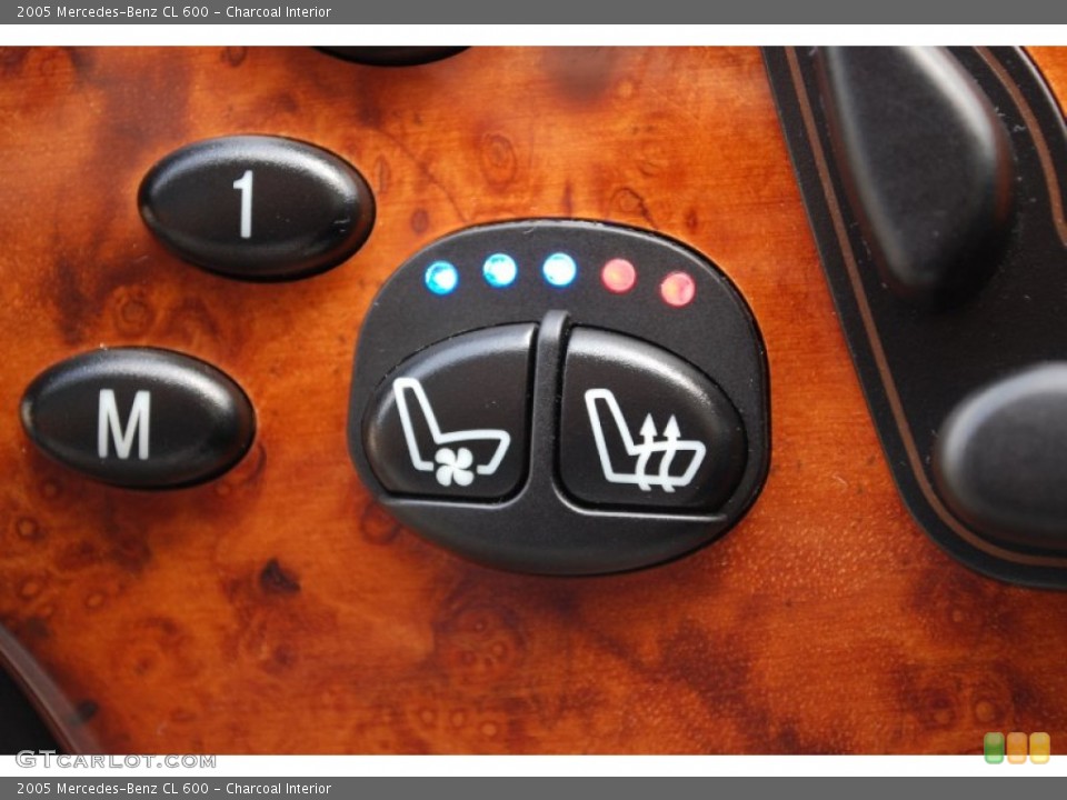 Charcoal Interior Controls for the 2005 Mercedes-Benz CL 600 #84912979