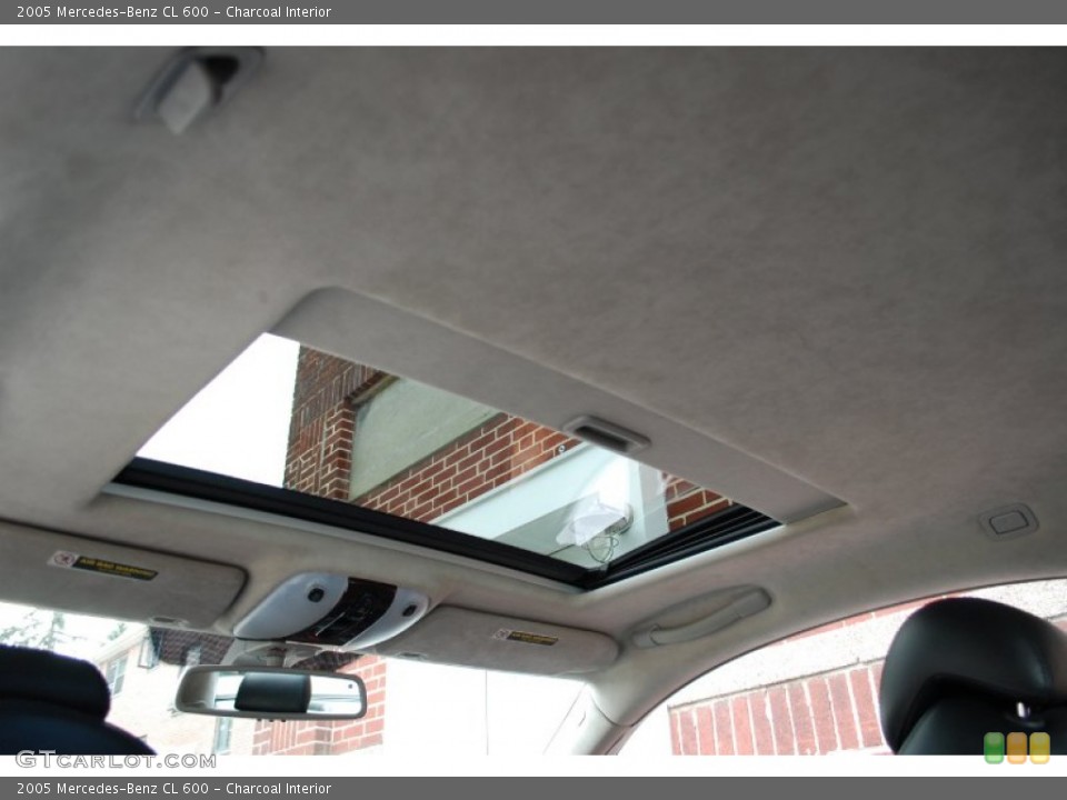 Charcoal Interior Sunroof for the 2005 Mercedes-Benz CL 600 #84913219
