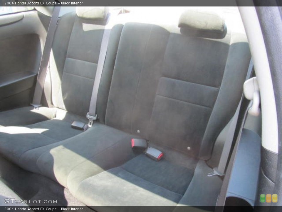Black Interior Rear Seat for the 2004 Honda Accord EX Coupe #84913888