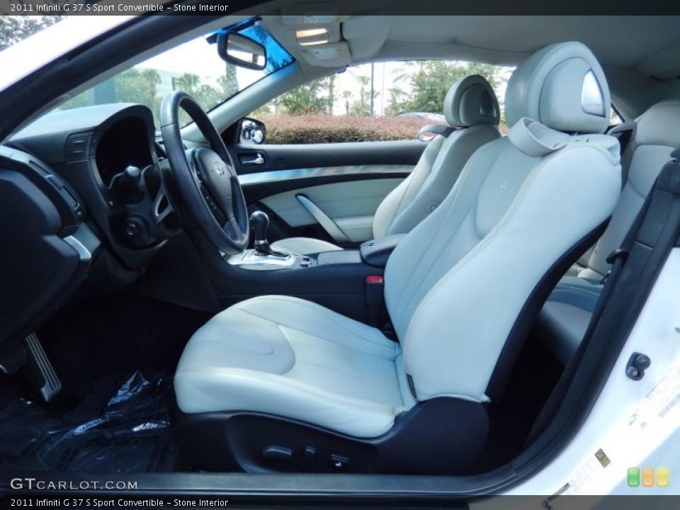 Stone Interior Photo for the 2011 Infiniti G 37 S Sport Convertible #84916981