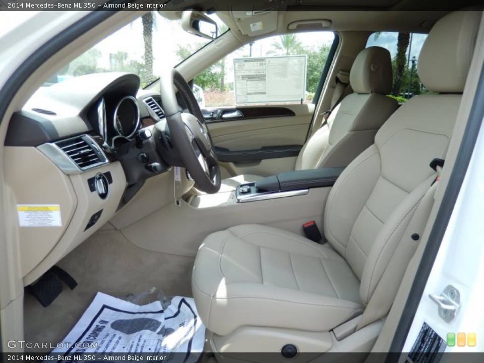Almond Beige Interior Photo for the 2014 Mercedes-Benz ML 350 #84917855
