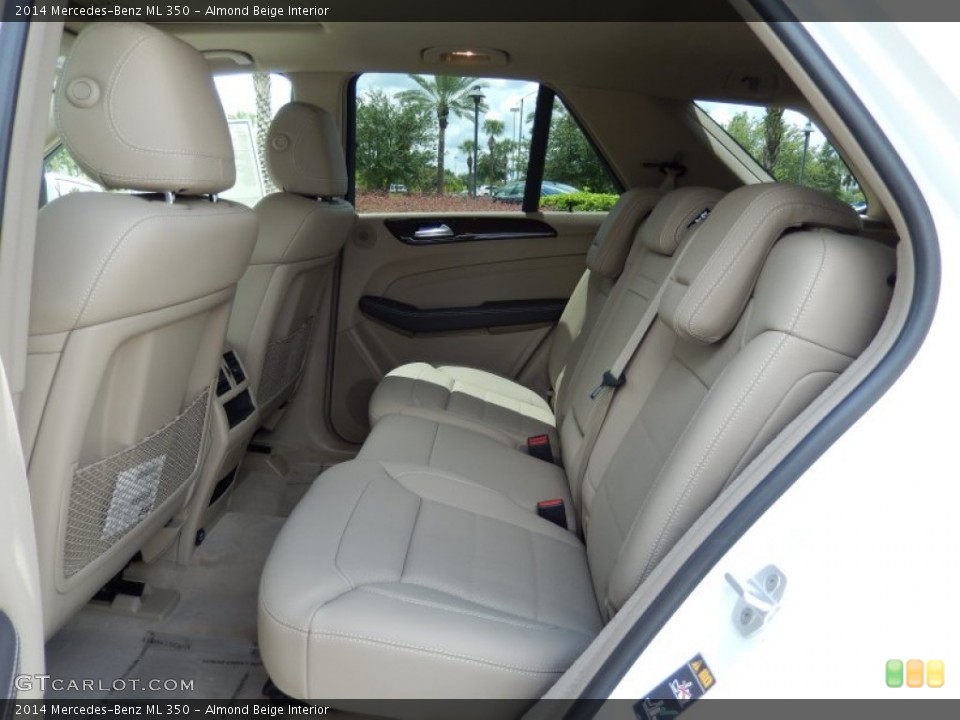 Almond Beige Interior Rear Seat for the 2014 Mercedes-Benz ML 350 #84917878