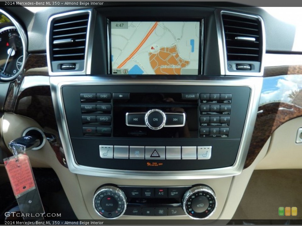 Almond Beige Interior Controls for the 2014 Mercedes-Benz ML 350 #84917971