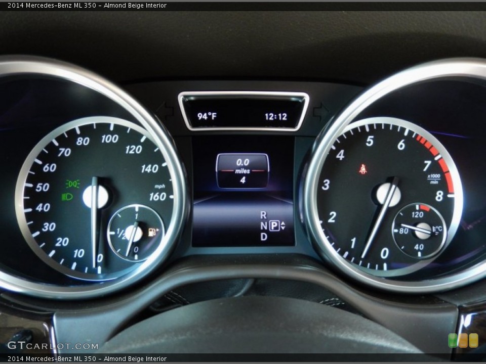 Almond Beige Interior Gauges for the 2014 Mercedes-Benz ML 350 #84918256
