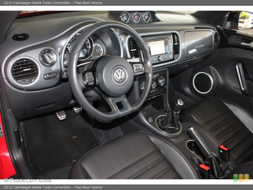 Titan Black Interior Photo for the 2013 Volkswagen Beetle Turbo Convertible #84919054