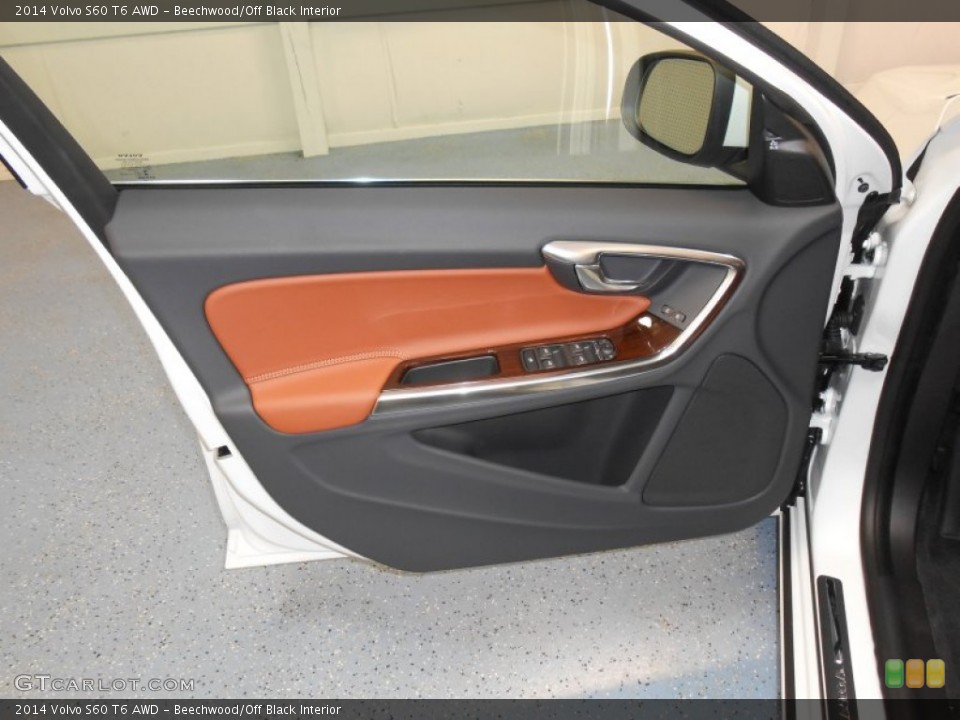 Beechwood/Off Black Interior Door Panel for the 2014 Volvo S60 T6 AWD #84919297
