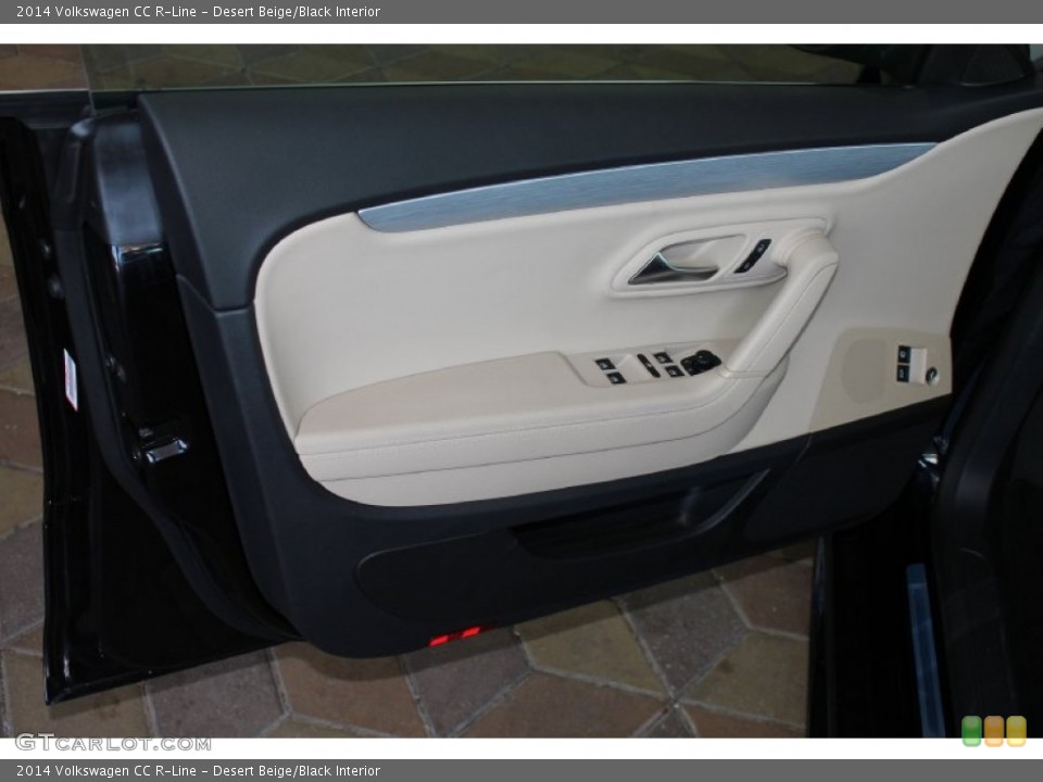 Desert Beige/Black Interior Door Panel for the 2014 Volkswagen CC R-Line #84921514